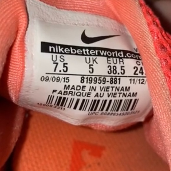 Women’s nike darwin mango - Picture 3 of 3